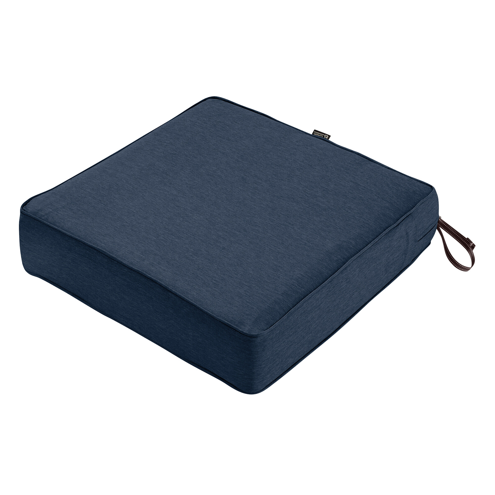 Classic Accessories Montlake Outdoor Seat Cushion — 23in. x 23in. x 5in., Heather Indigo, Model# 62-019-INDIGO-EC